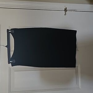 BCBG Black Banded Pencil Skirt